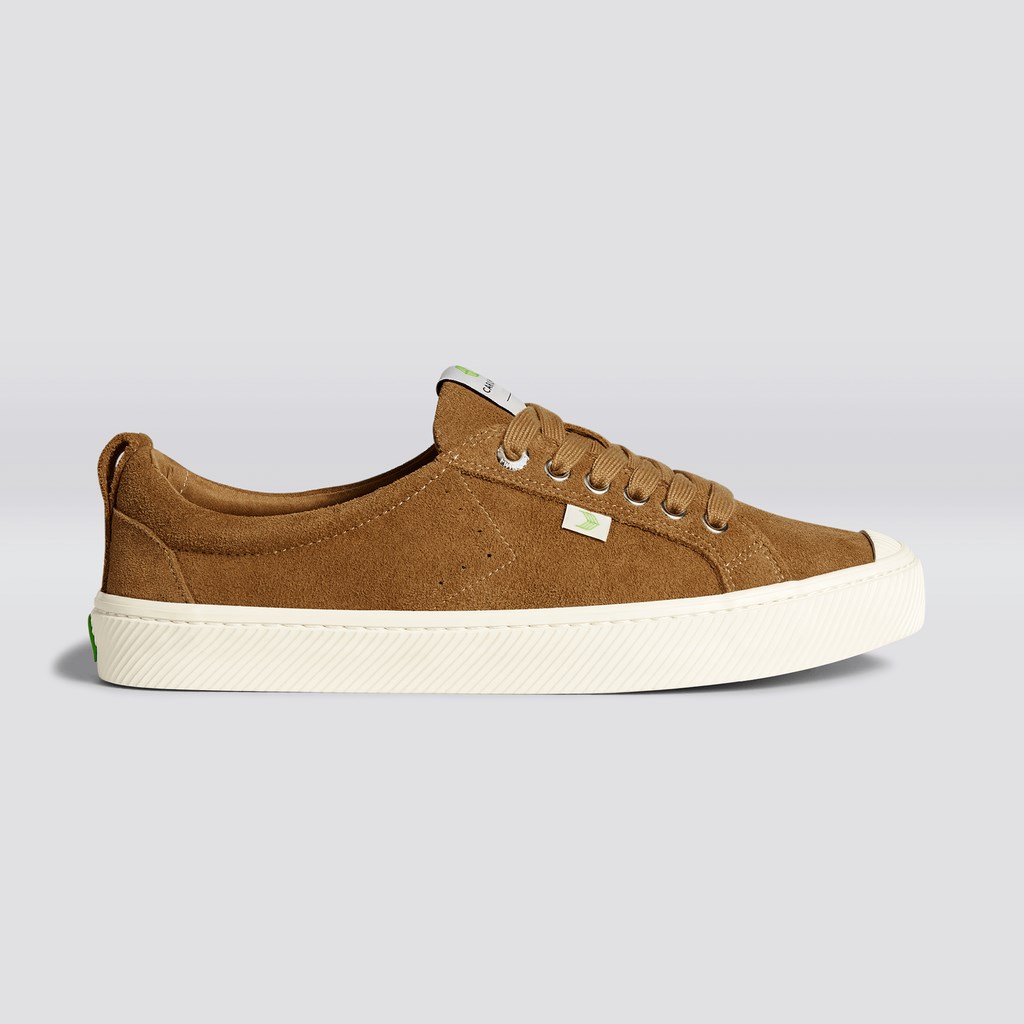 OCA LOW Cariuma Low Top Daim Camel Femme | CUR-4818735